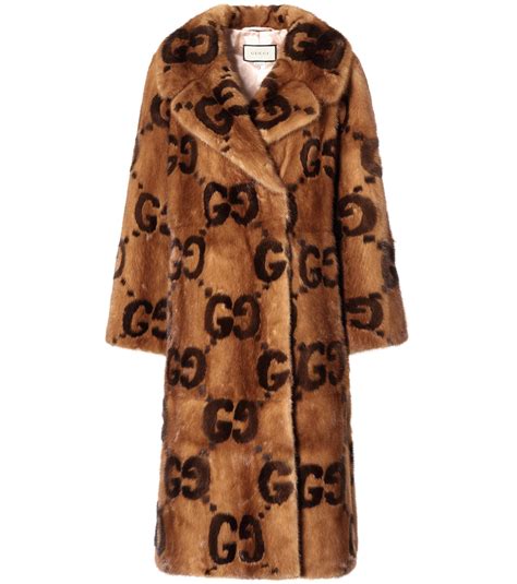 gucci mink fur coat|gucci jacket sale men.